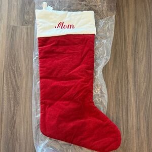 Pottery Barn Red and White Christmas Stocking